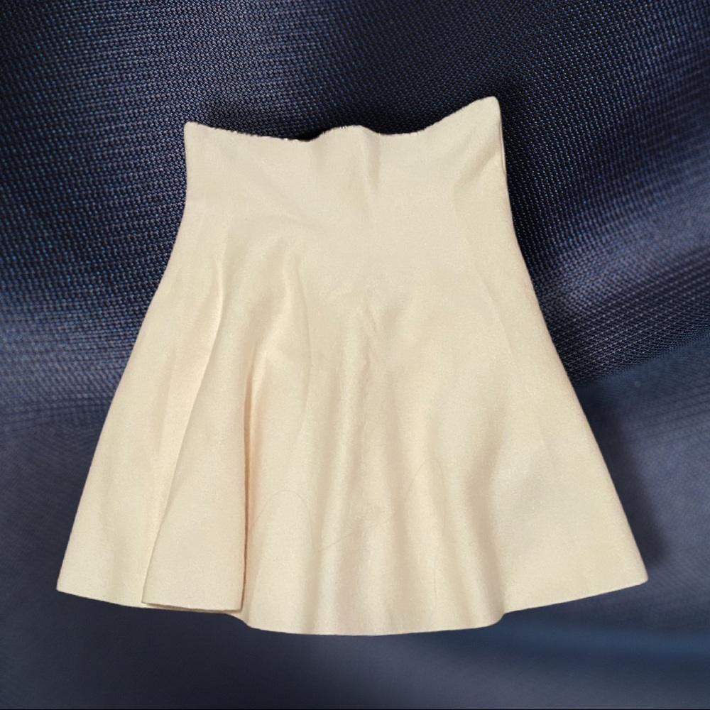 ZARA stretchy wool skirt